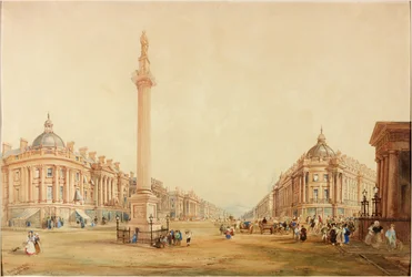 Conception pour le Monument de Grey et disposition proposée pour l